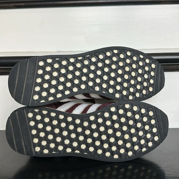adidas Maroon and White Athletic Shoes - Picture 6 of 9